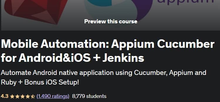Mobile Testing course