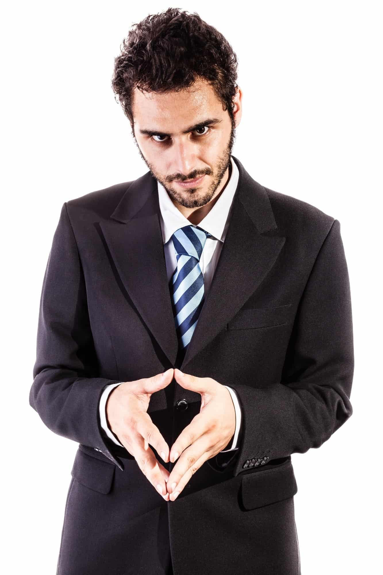 evil businessman