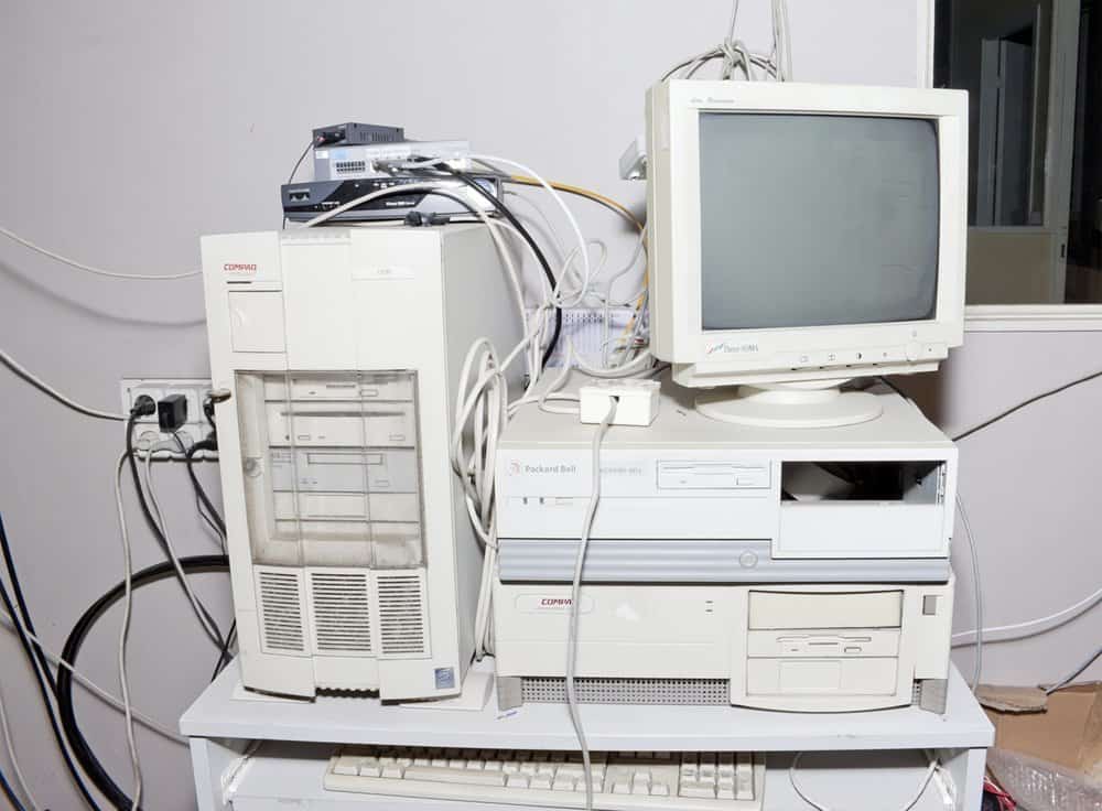 Very old computer server