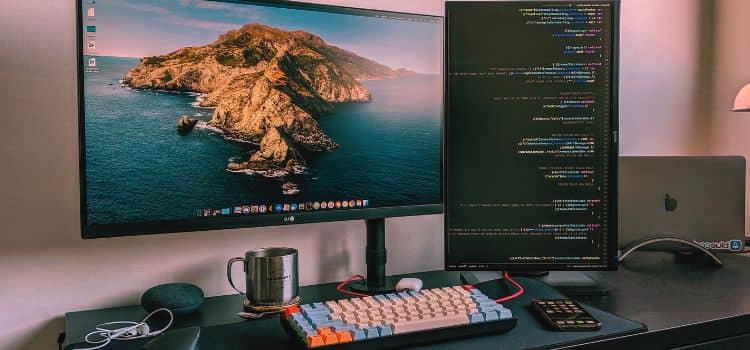 vertical monitor setup