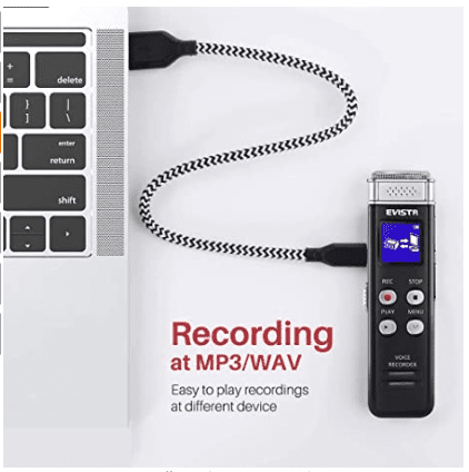 EVISTR 16GB Digital Voice Recorder