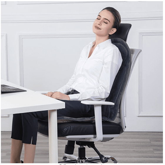 SNAILAX Vibration Massage Seat Cushion with Heat