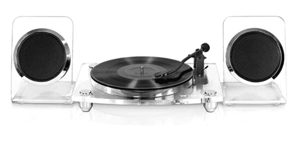 Victrola Modern Acrylic 2-Speed Bluetooth Turntable
